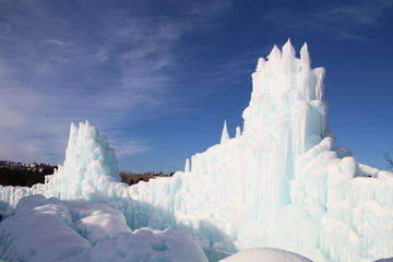 Towers Of The Ice Castles, William Hawrelak Park, Edmonton, Alberta