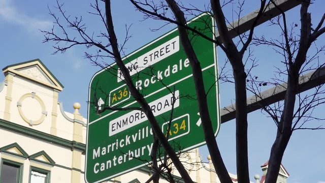 Street sign in Sydney