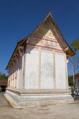 Naklejka premium Wat Pra Bat Temple, it is in middle of Laos
