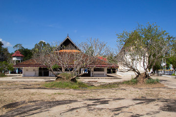 Wat Pra Bat Temple, it is in middle of Laos