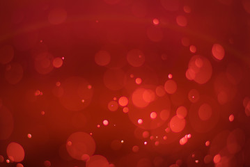 Red christmas bokeh background