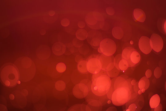 abstract ruby red background with soft blur bokeh light effect