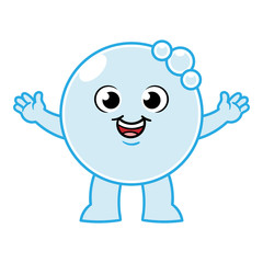 Cartoon Bubble Character
