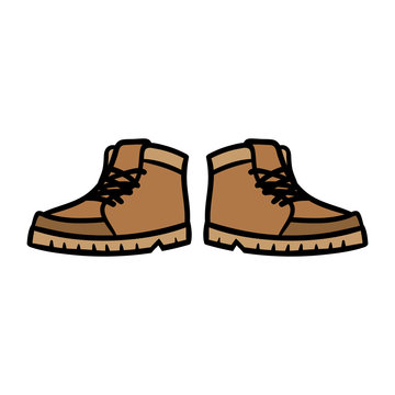Cartoon Pair of Boots