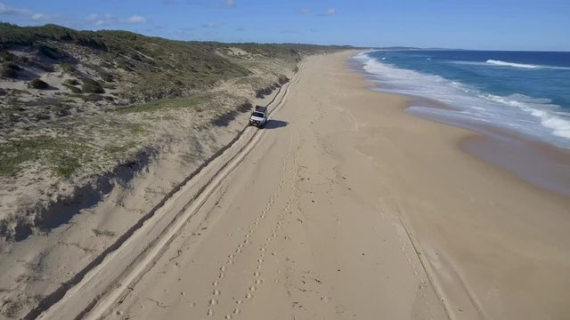 beach aerial 4WD