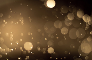 abstract brown golden background bokeh light effect