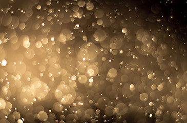 abstract brown golden background bokeh light effect