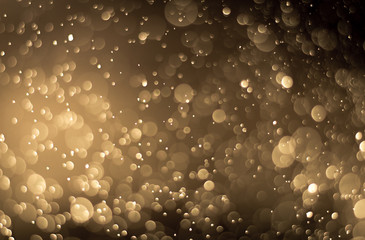 abstract brown golden background bokeh light effect