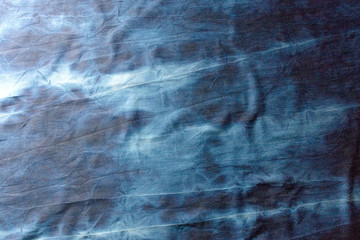 Blue background, denim jeans background. Jeans texture, fabric.
