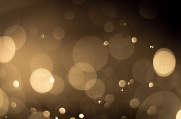 abstract brown golden background bokeh light effect