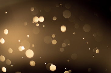 abstract brown golden background bokeh light effect