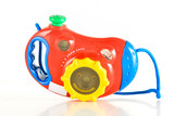 Close-up of toy camera