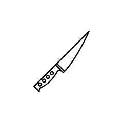 kitchen knife, sharp tool icon. Element of kitchen utensils icon for mobile concept and web apps. Detailed kitchen knife, sharp tool icon can be used for web and mobile