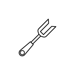 carving fork, cookware, cutlery, fork for meat icon. Element of kitchen utensils icon for mobile concept and web apps. Detailed carving fork, cookware, cutlery, fork for meat icon