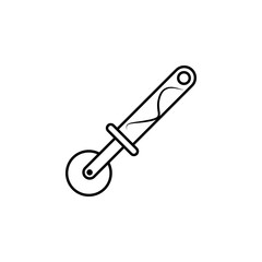 pasta cutter, pizza cutter, pizza slicer knife icon. Element of kitchen utensils icon for mobile concept and web apps. Detailed pasta cutter, pizza cutter, pizza slicer knife icon