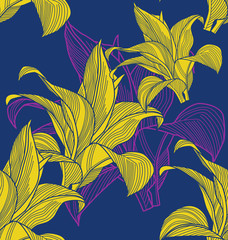 foliage seamless pattern 21