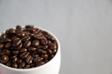 Coffee Beans roasted in Cup