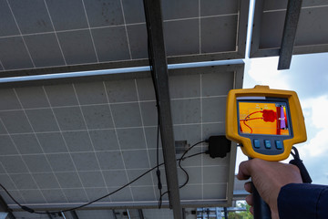 Thermoscan(thermal image camera), Industrial equipment used for checking the internal temperature...