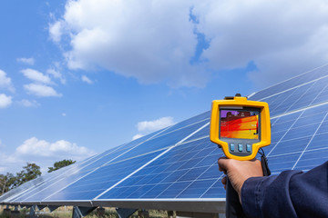 Thermoscan(thermal image camera), Industrial equipment used for checking the internal temperature...