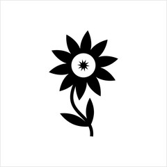 Flower Icon, Abstract Flower