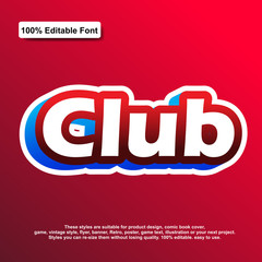 Text effect for cool futuristic effect, editable text