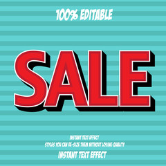 Text effect for cool futuristic effect, editable text