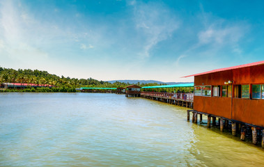 Fototapeta na wymiar Vayalapra Floating Park Kannur Kerala Nature Beauty