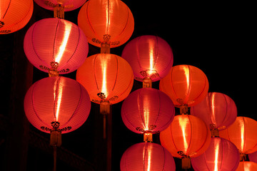 Fototapeta na wymiar Red Chinese Lantern for Chinese new year
