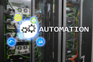 Automation of business Process and innovation technology in manufacturing. Internet and technology...