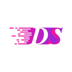 initial letter logo moves fast