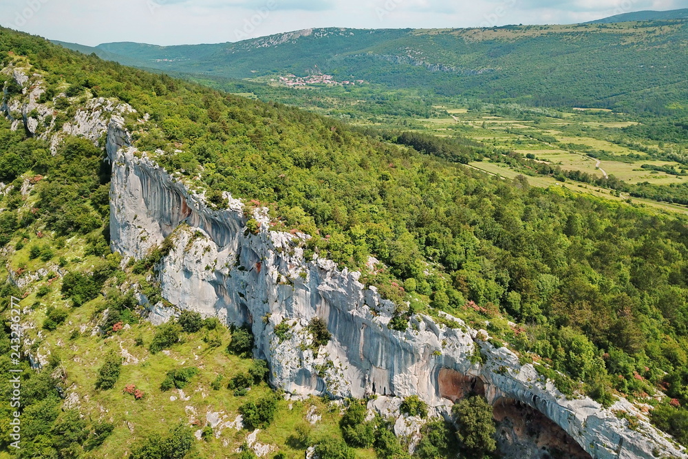 Poster Karst formation in Slovenia