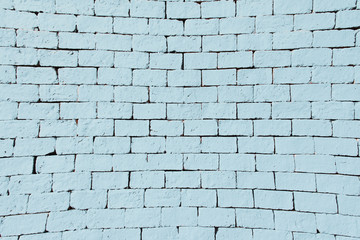 Pastels or pastel color of blue brick wall texture background