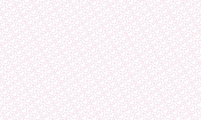 pink hearts to valentines day