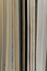 Texture of the pages the old book