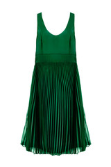 Green dress isolated