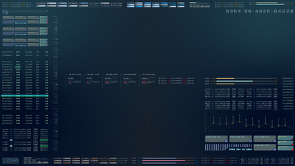 Futuristic motion graphic user interface head up display screen with digital data city map telemetry information display for digital background computer desktop display screen
