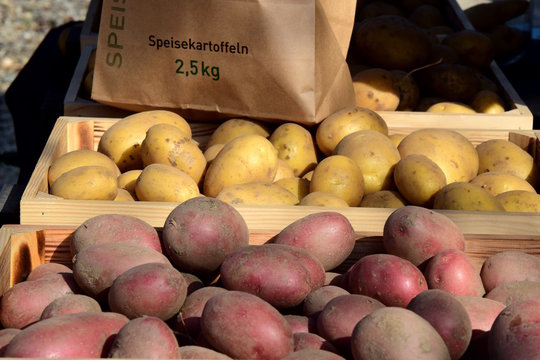 Kartoffeln, Speisekartoffeln, Bauernmarkt, Verkauf