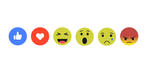 set smiley icon. vector set icons flat design EPS10