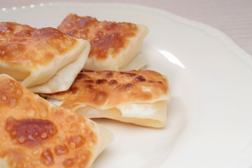 ラビオリ風、チーズの包み焼