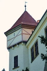 Fototapeta na wymiar Detail of Konopiste Castle, Czech Republic