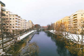 Obraz premium Beautiful cityscape Stockholm Sweden