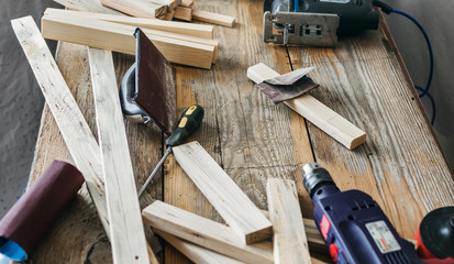 Carpenter workplace carpentry workshop
