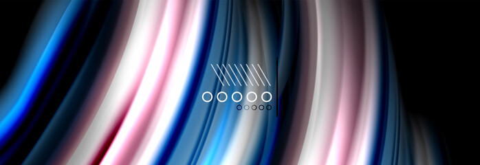 Color flow poster. Wave Liquid shape color background. Art design for your design