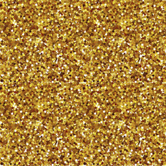 Golden sparkles, seamless pattern