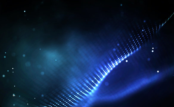Blockchain technology background. Cryptocurrency fintech block chain network and programming concept. Abstract Segwit.