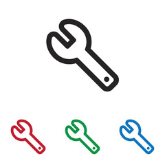 Wrench vector icon