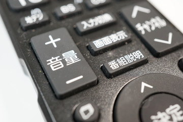 リモコン　音量ボタン
