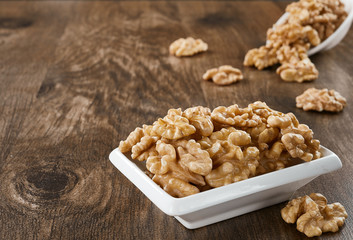 walnuts in a bowl