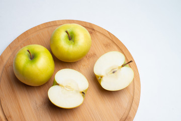 Fruits for health, Fresh Fruits, fitness fruit, Red and yellow apple