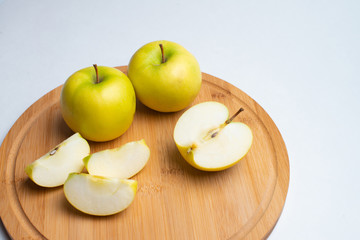 Fruits for health, Fresh Fruits, fitness fruit, Red and yellow apple